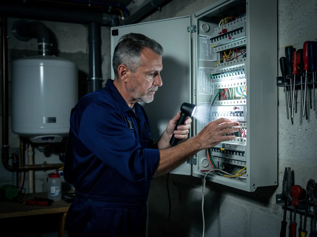 Intervention d’urgence sur tableau électrique